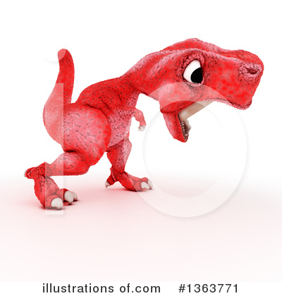 Royalty-Free (RF) Tyrannosaurus Rex Clipart Illustration by KJ Pargeter - Stock Sample #1363771