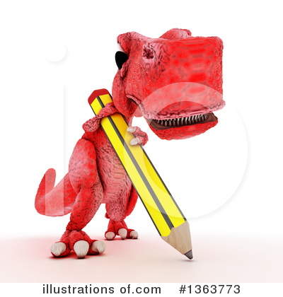 Royalty-Free (RF) Tyrannosaurus Rex Clipart Illustration by KJ Pargeter - Stock Sample #1363773