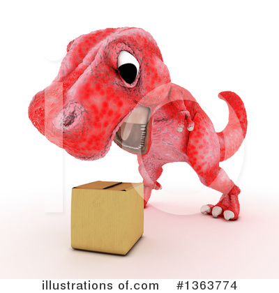 Royalty-Free (RF) Tyrannosaurus Rex Clipart Illustration by KJ Pargeter - Stock Sample #1363774