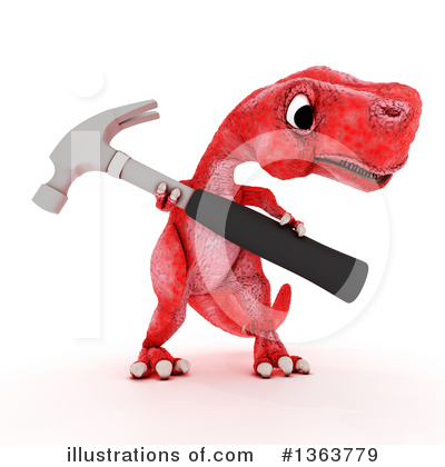 Royalty-Free (RF) Tyrannosaurus Rex Clipart Illustration by KJ Pargeter - Stock Sample #1363779