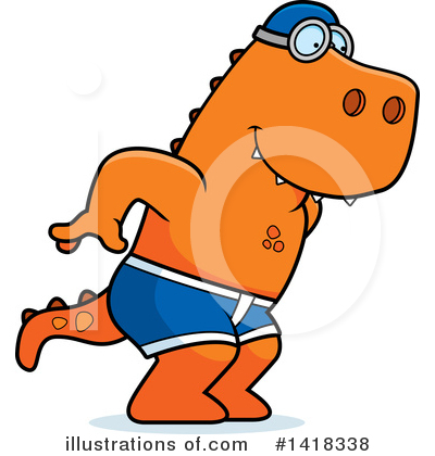 Swimmer Clipart #1418338 by Cory Thoman