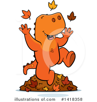 Royalty-Free (RF) Tyrannosaurus Rex Clipart Illustration by Cory Thoman - Stock Sample #1418358