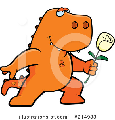 Royalty-Free (RF) Tyrannosaurus Rex Clipart Illustration by Cory Thoman - Stock Sample #214933