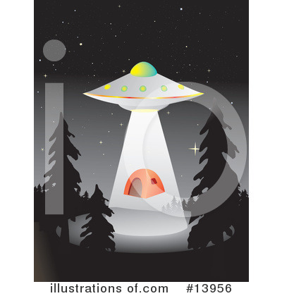 Royalty-Free (RF) Ufo Clipart Illustration by Rasmussen Images - Stock Sample #13956