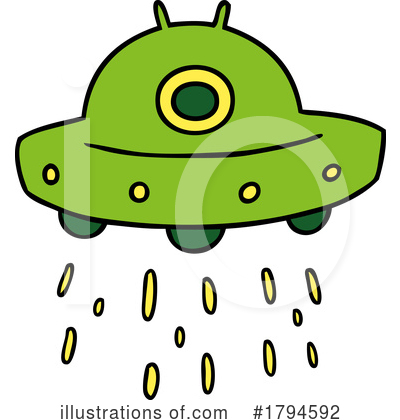 Royalty-Free (RF) Ufo Clipart Illustration by lineartestpilot - Stock Sample #1794592