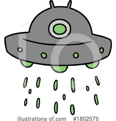Royalty-Free (RF) Ufo Clipart Illustration by lineartestpilot - Stock Sample #1802070