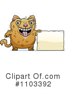 Ugly Cat Clipart #1103392 by Cory Thoman