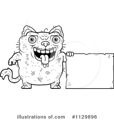 Ugly Cat Clipart #1129896 by Cory Thoman