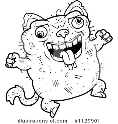 Ugly Cat Clipart #1129901 by Cory Thoman