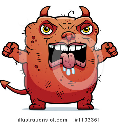 Ugly Devil Clipart #1103361 by Cory Thoman