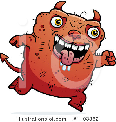 Ugly Devil Clipart #1103362 by Cory Thoman