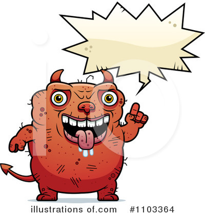 Ugly Devil Clipart #1103364 by Cory Thoman
