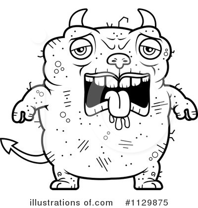Royalty-Free (RF) Ugly Devil Clipart Illustration by Cory Thoman - Stock Sample #1129875
