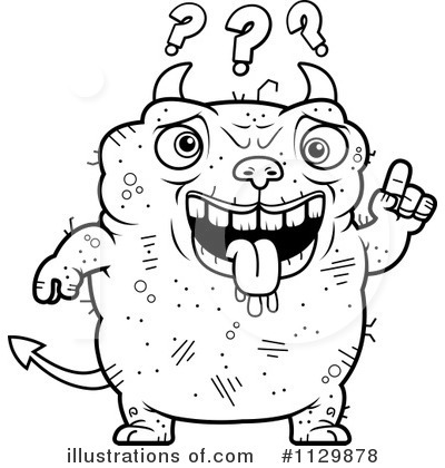 Ugly Devil Clipart #1129878 by Cory Thoman