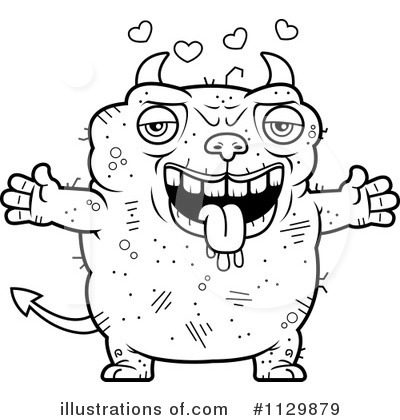 Royalty-Free (RF) Ugly Devil Clipart Illustration by Cory Thoman - Stock Sample #1129879
