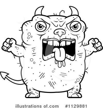Royalty-Free (RF) Ugly Devil Clipart Illustration by Cory Thoman - Stock Sample #1129881