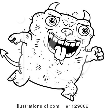 Royalty-Free (RF) Ugly Devil Clipart Illustration by Cory Thoman - Stock Sample #1129882