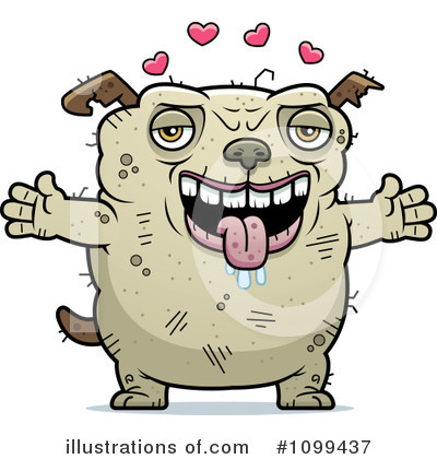 Ugly Dog Clipart #1099437 by Cory Thoman