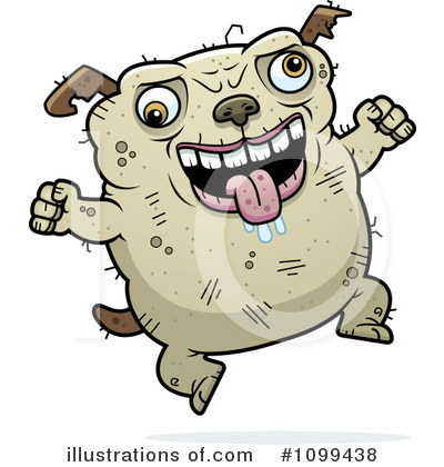 Royalty-Free (RF) Ugly Dog Clipart Illustration by Cory Thoman - Stock Sample #1099438