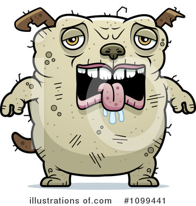 Ugly Dog Clipart #1099441 by Cory Thoman