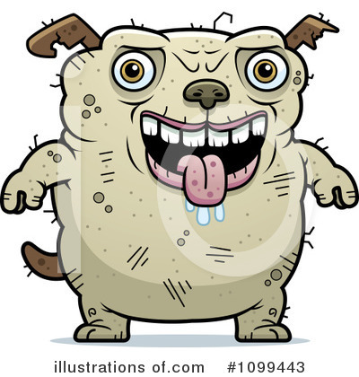 Royalty-Free (RF) Ugly Dog Clipart Illustration by Cory Thoman - Stock Sample #1099443