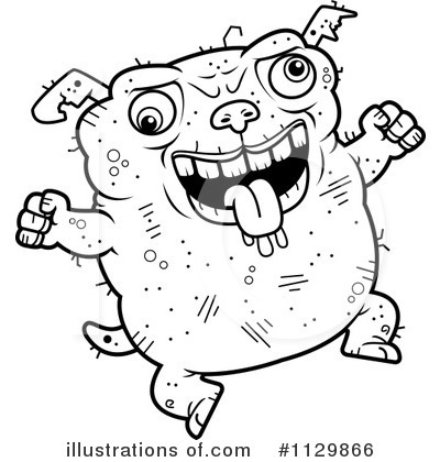 Ugly Dog Clipart #1129866 by Cory Thoman