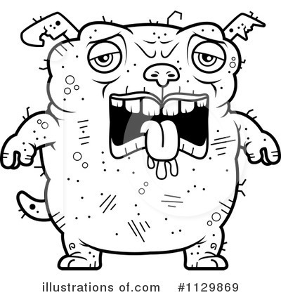 Ugly Dog Clipart #1129869 by Cory Thoman