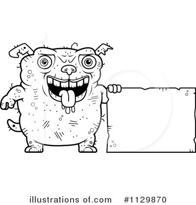 Ugly Dog Clipart #1129870 by Cory Thoman