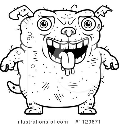 Royalty-Free (RF) Ugly Dog Clipart Illustration by Cory Thoman - Stock Sample #1129871