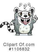 Ugly Lemur Clipart #1106832 by Cory Thoman