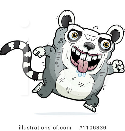 Lemur Clipart #1106836 by Cory Thoman