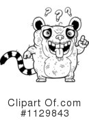 Ugly Lemur Clipart #1129843 by Cory Thoman