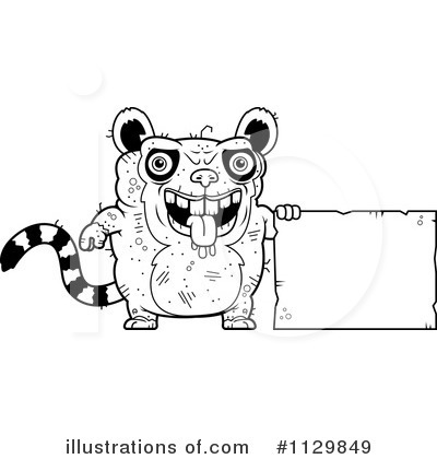 Lemur Clipart #1129849 by Cory Thoman