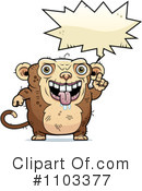 Ugly Monkey Clipart #1103377 by Cory Thoman