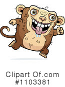 Ugly Monkey Clipart #1103381 by Cory Thoman
