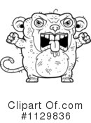 Ugly Monkey Clipart #1129836 by Cory Thoman