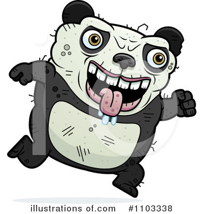 Ugly Panda Clipart #1103338 by Cory Thoman