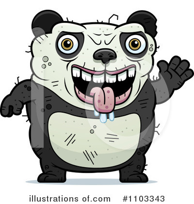 Panda Clipart #1103343 by Cory Thoman