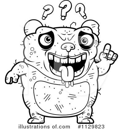 Royalty-Free (RF) Ugly Panda Clipart Illustration by Cory Thoman - Stock Sample #1129823