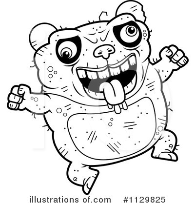 Royalty-Free (RF) Ugly Panda Clipart Illustration by Cory Thoman - Stock Sample #1129825