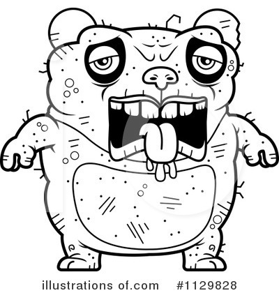Royalty-Free (RF) Ugly Panda Clipart Illustration by Cory Thoman - Stock Sample #1129828