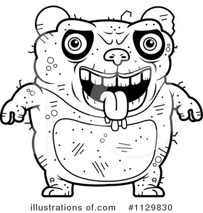 Royalty-Free (RF) Ugly Panda Clipart Illustration by Cory Thoman - Stock Sample #1129830