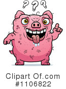 Ugly Pig Clipart #1106822 by Cory Thoman