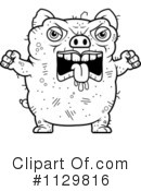 Ugly Pig Clipart #1129816 by Cory Thoman