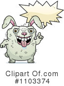Ugly Rabbit Clipart #1103374 by Cory Thoman
