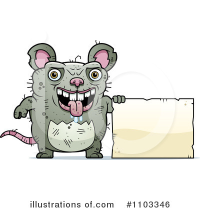 Ugly Rat Clipart #1103346 by Cory Thoman