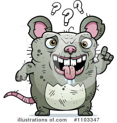 Ugly Rat Clipart #1103347 by Cory Thoman