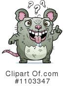 Ugly Rat Clipart #1103347 by Cory Thoman
