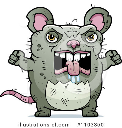 Royalty-Free (RF) Ugly Rat Clipart Illustration by Cory Thoman - Stock Sample #1103350