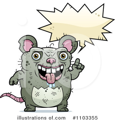 Royalty-Free (RF) Ugly Rat Clipart Illustration by Cory Thoman - Stock Sample #1103355